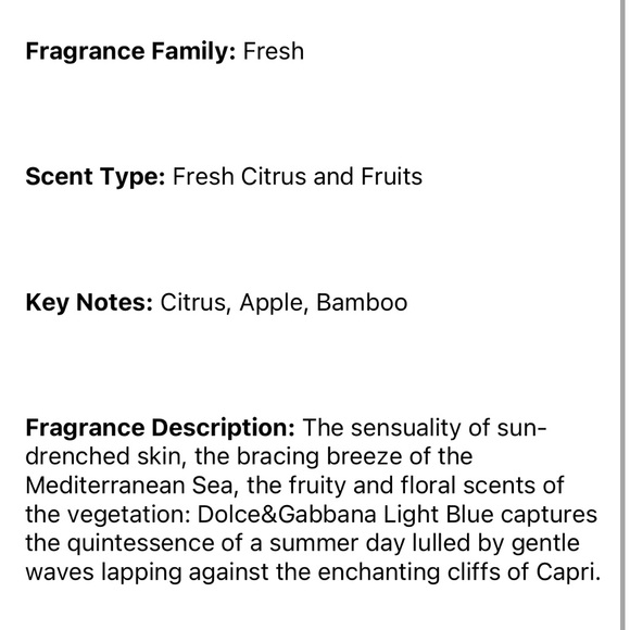 🌟SOLD🌟DOLCE & GABBANA Light Blue EDT Vial Spray Sample  1.5 mL - Picture 5 of 6